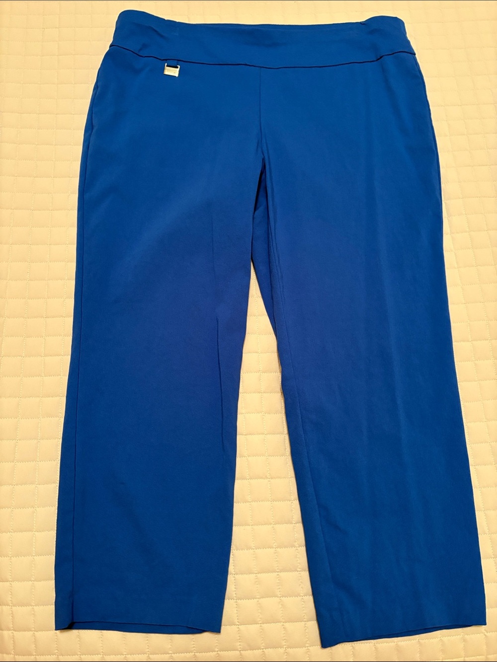 Alfani Cobalt Cropped Wide-Leg Pants